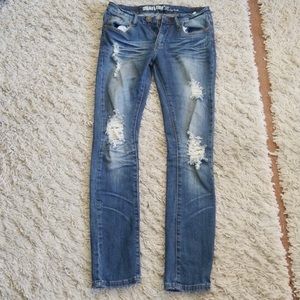 Super cute distressed jeans